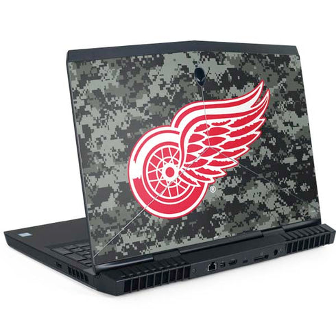 NHL Detroit Red Wings Camo Dell Alienware Skin